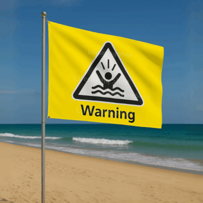 gele vlag - danger