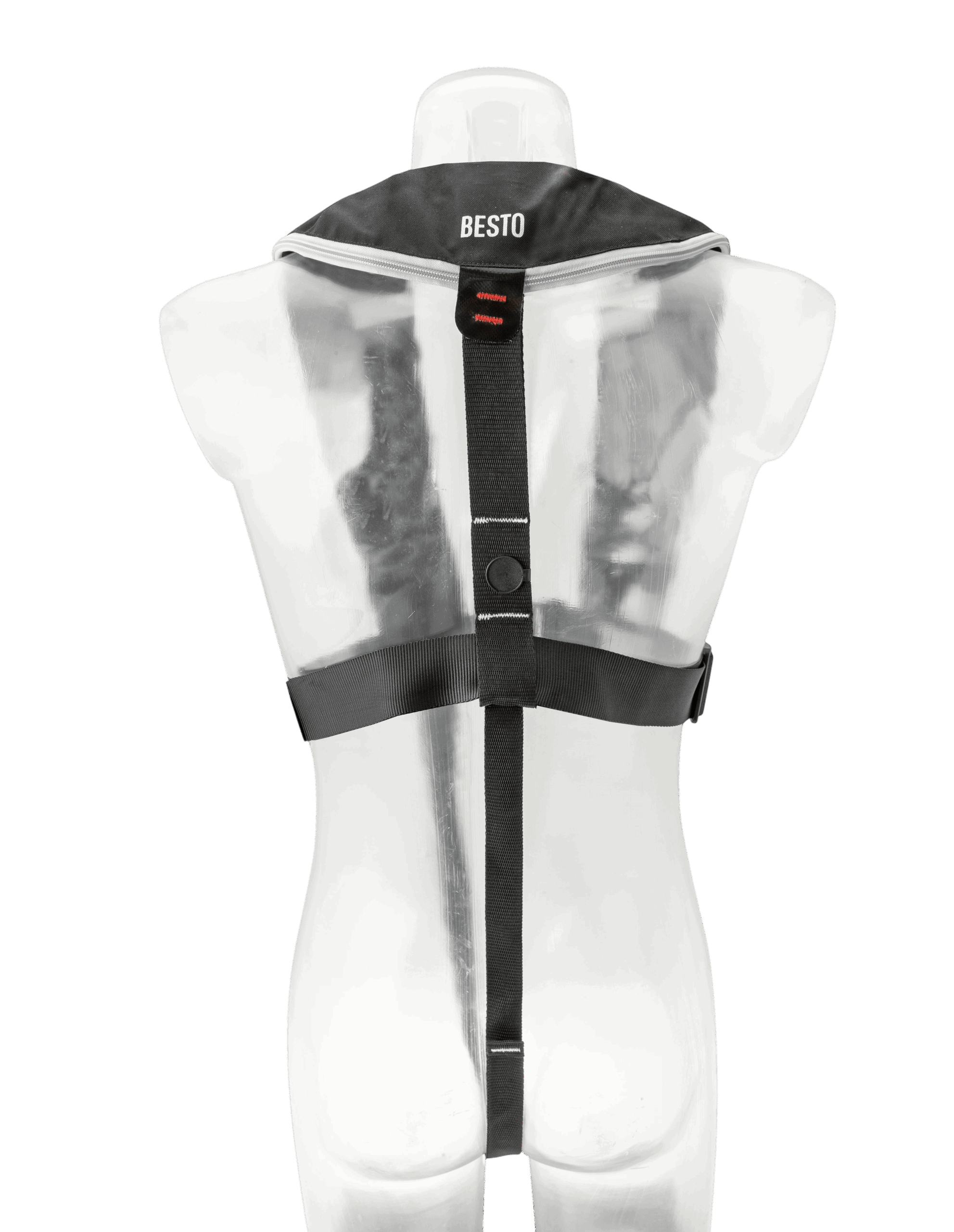 Besto Comfort fit 180N mh zwart/grijs - Afbeelding 3
